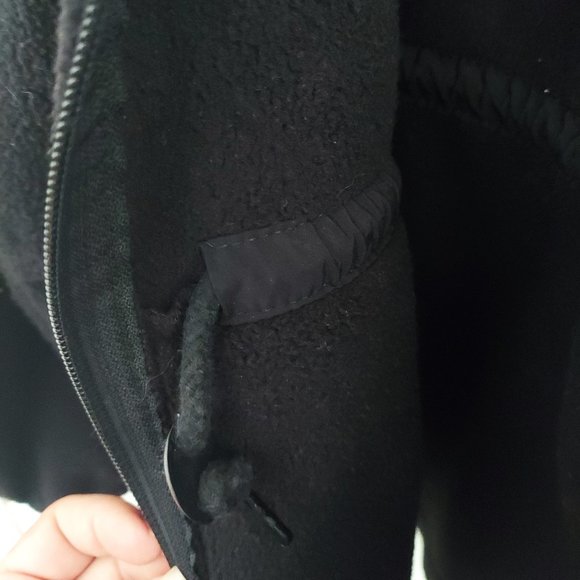 Woolrich Ladies Fleece Double Zip Black XL Hoodie - Picture 4 of 7